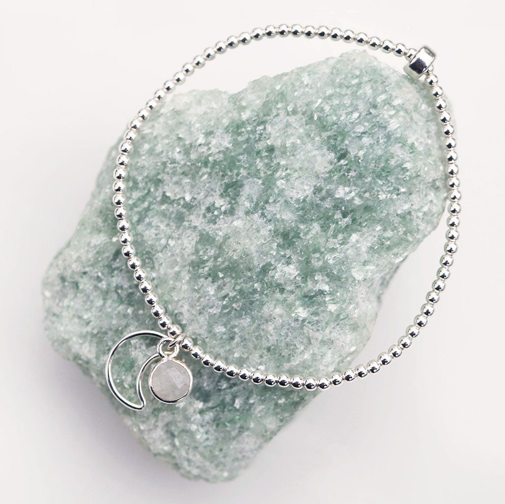 Moonbeam Bracelet | Moonstone and Silver