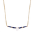 Moonlight Necklace | Moonstone and Blue Sapphire
