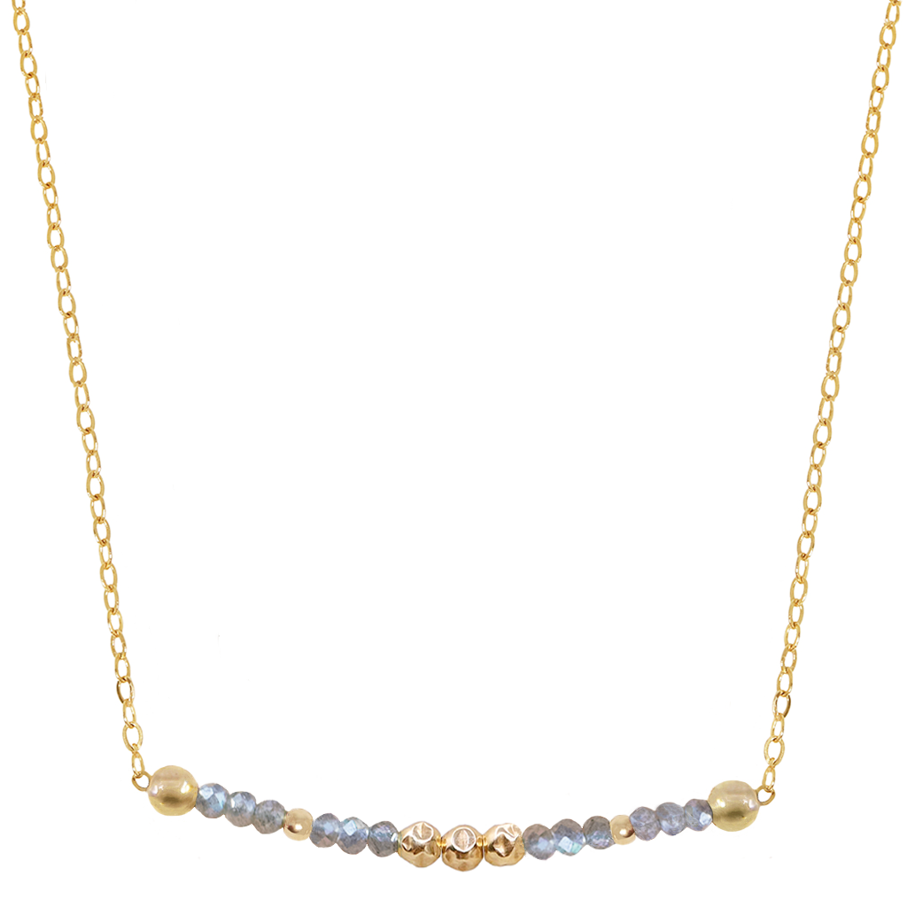 Aligned Necklace | Labradorite