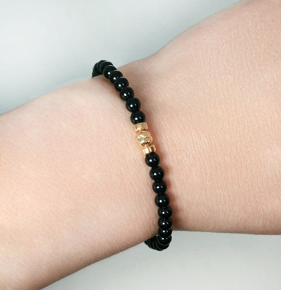 Dainty Empowered Bracelet | Onyx