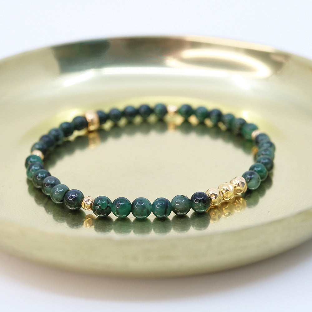 Dainty Wisdom Luxe Bracelet | Blue Moonstone