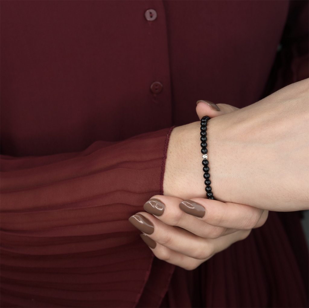 Dainty Empowered Bracelet | Onyx