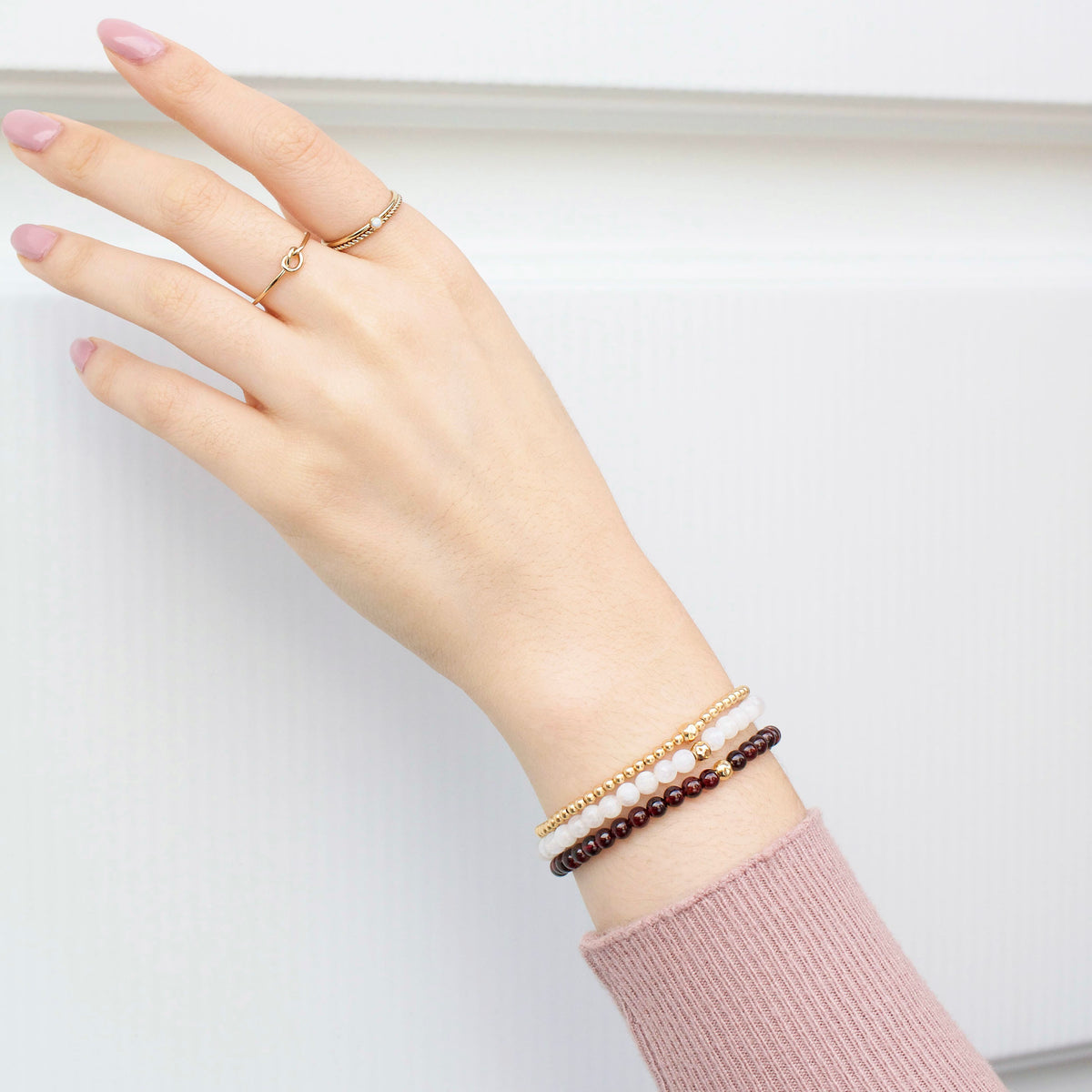 Dainty Clarity Bracelet | Hematite