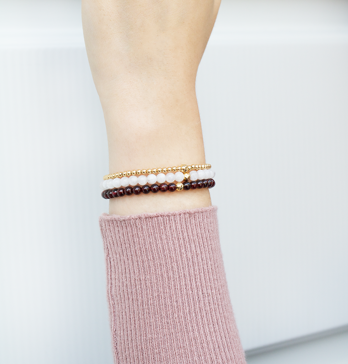 Dainty Healer Bracelet | Rhodonite