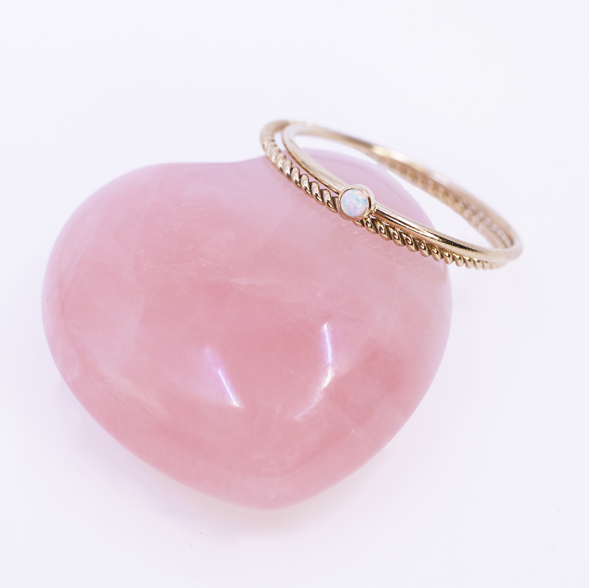 Dainty Gold Twisted Ring