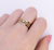 Dainty Gold Twisted Ring