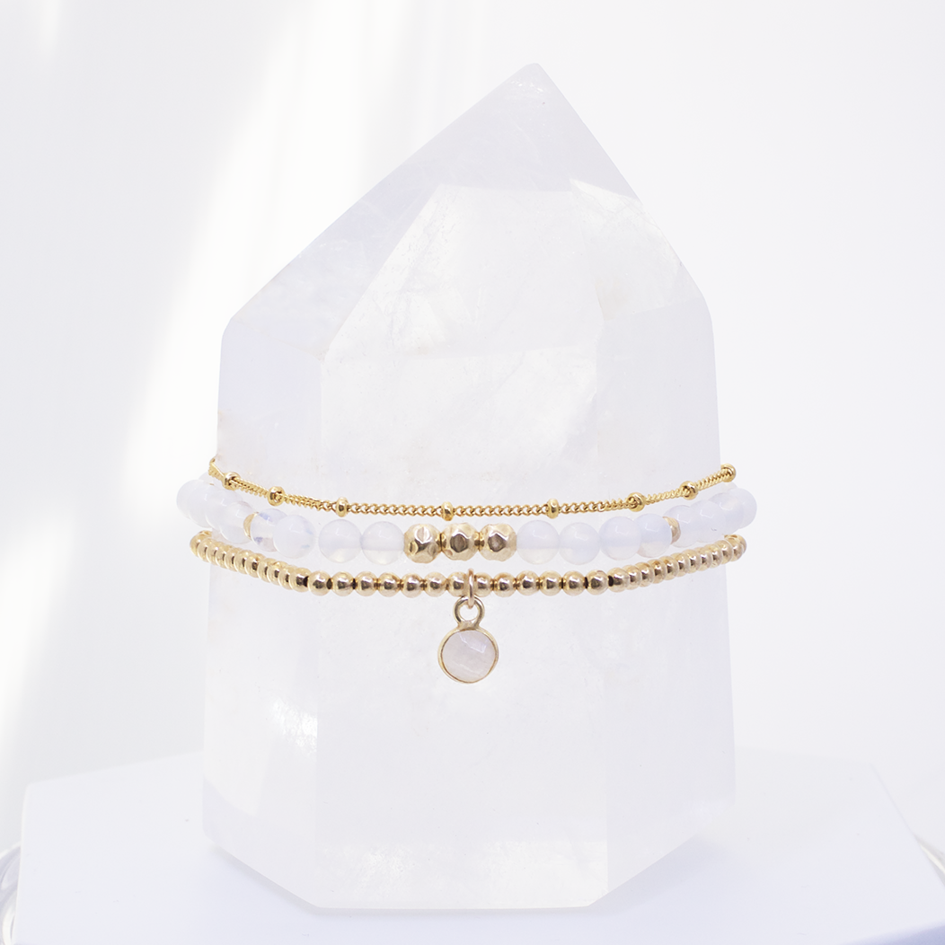 Dainty Optimism Luxe Bracelet | Opalite