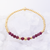 Power Bracelet | Ruby and Gold