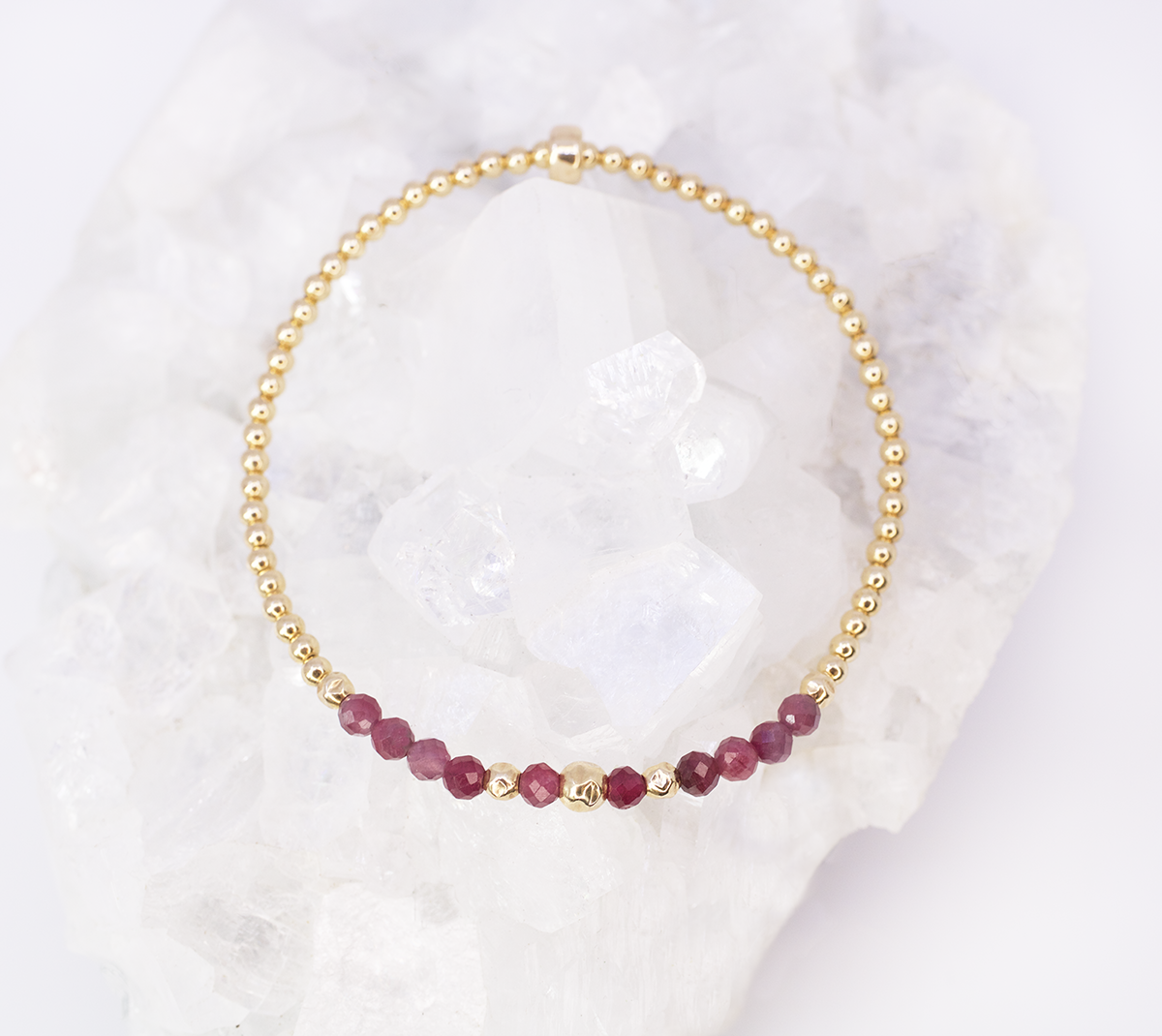 Power Bracelet | Ruby and Gold