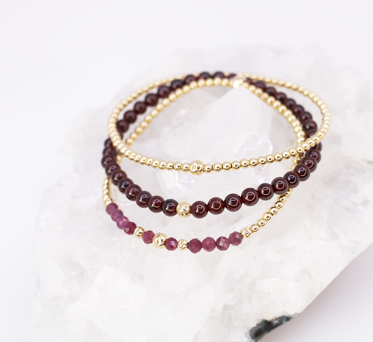 Power Bracelet | Ruby and Gold