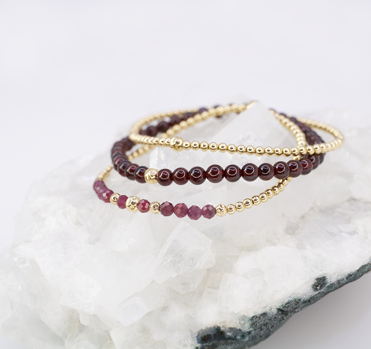 Power Bracelet | Ruby and Gold