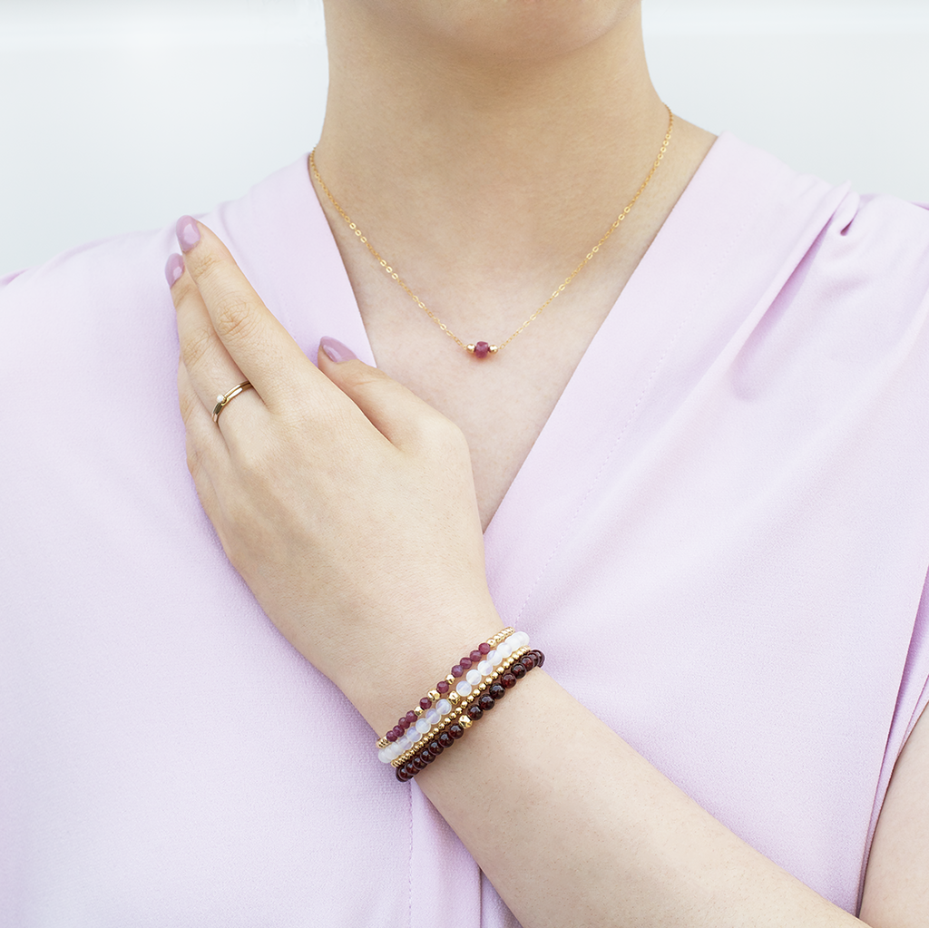 Dainty Optimism Bracelet | Opalite