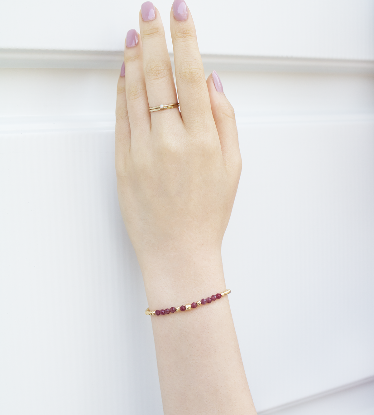 Power Bracelet | Ruby and Gold