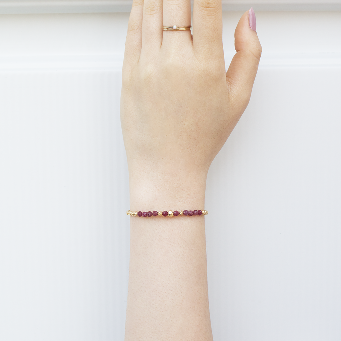 Power Bracelet | Ruby and Gold