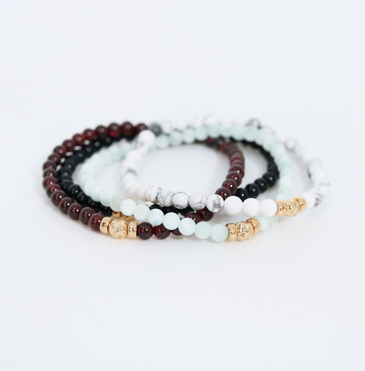 Dainty Empowered Bracelet | Garnet