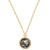 Black Solstice Necklace | Black Rutilated Quartz and Gold