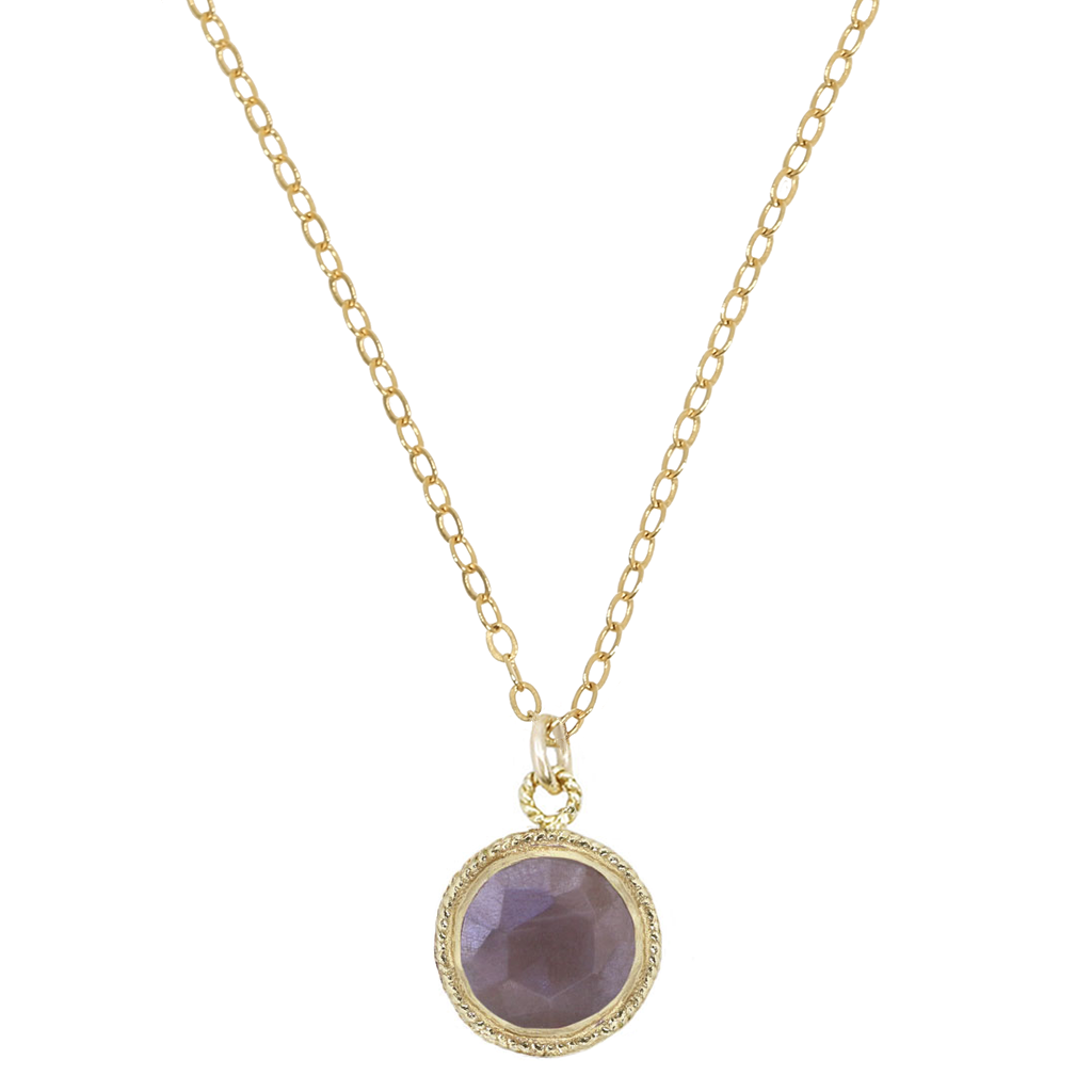 Intuition Solstice Necklace | Chocolate Moonstone