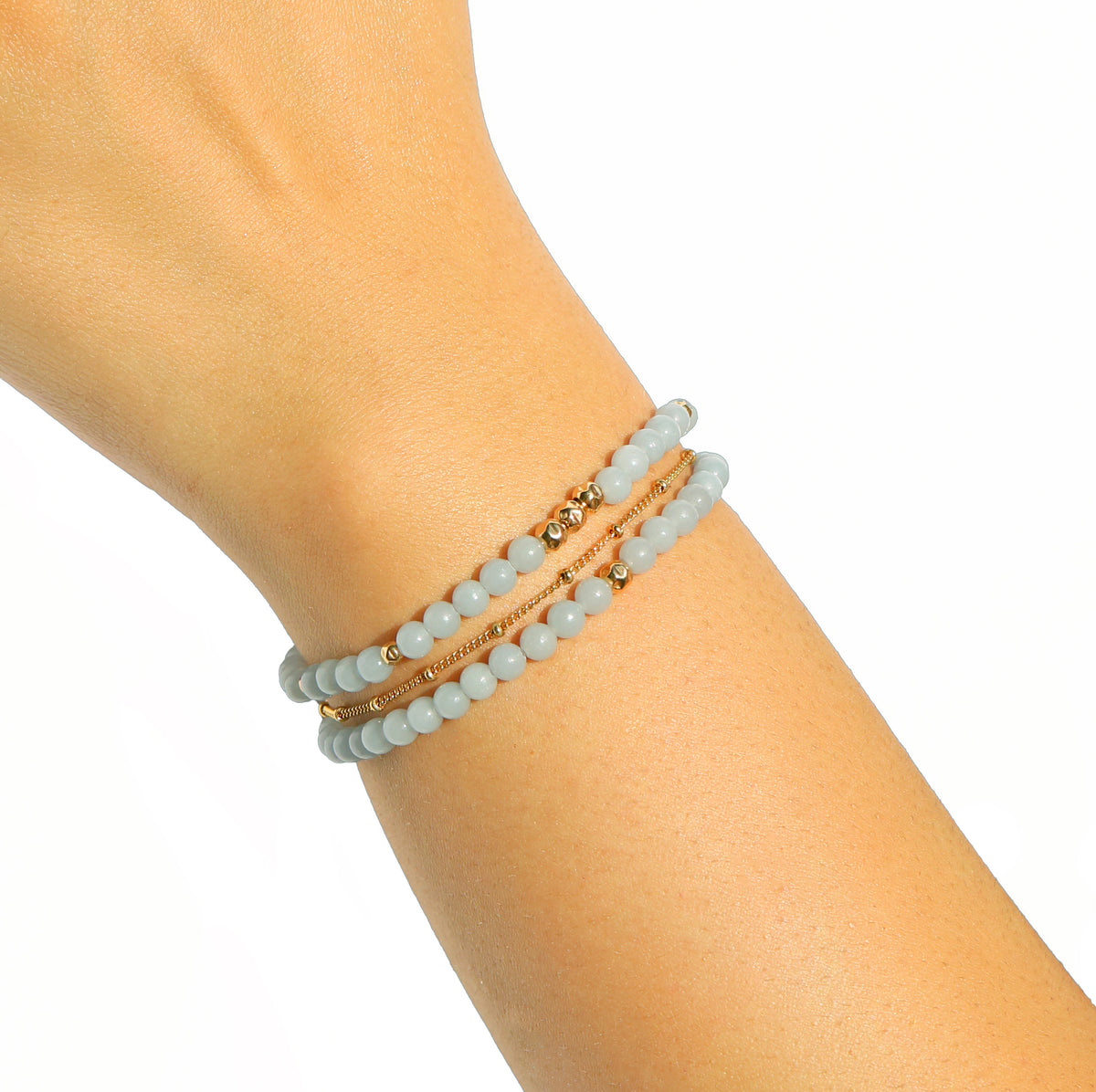 Dainty Stillness Luxe Bracelet | Angelite