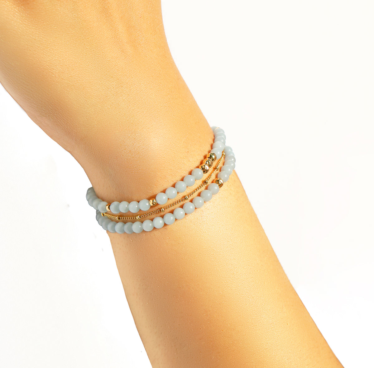 Dainty Stillness Bracelet | Angelite