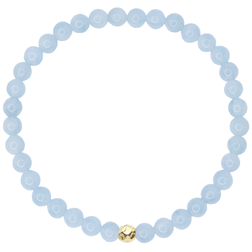 Dainty Nautical Bracelet | Aquamarine