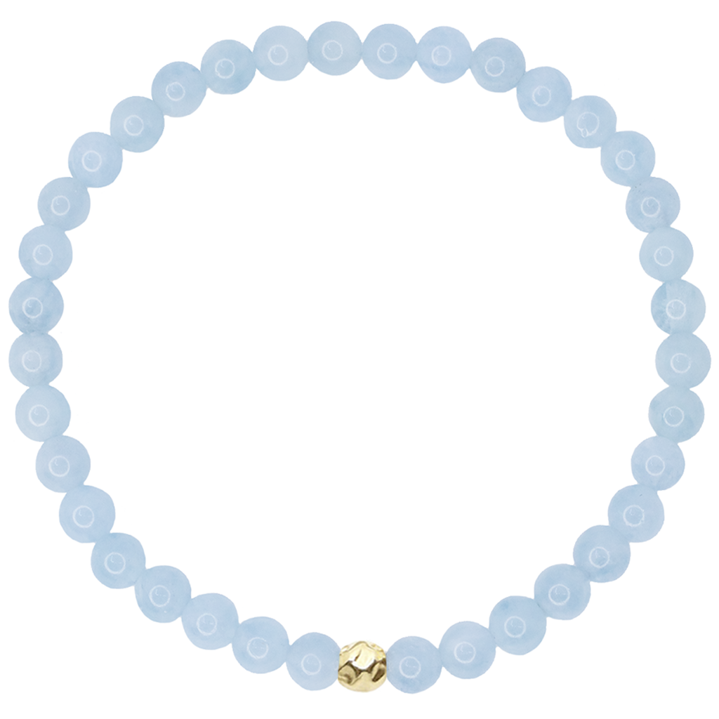 Dainty Nautical Bracelet | Aquamarine - Lisa Maxwell Jewelry