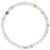 Dainty Trinity Bracelet | Aquamarine, Morganite and Heliodor - Lisa Maxwell Jewelry