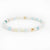 Dainty Trinity Bracelet | Aquamarine, Morganite and Heliodor - Lisa Maxwell Jewelry