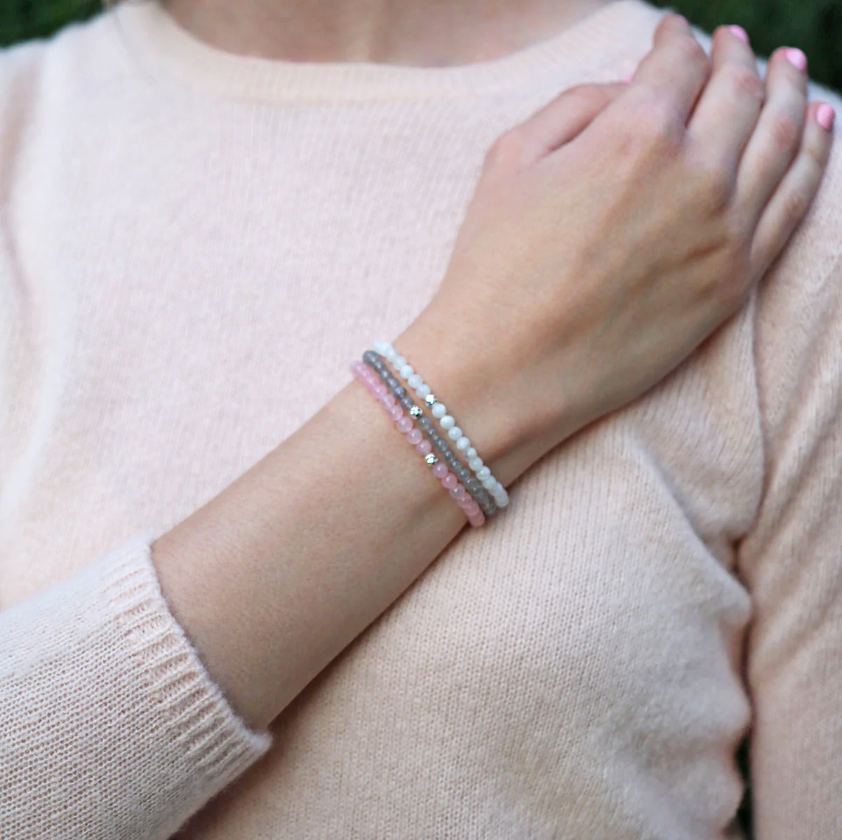 Dainty Balance and Intuition Bracelet | Moonstone