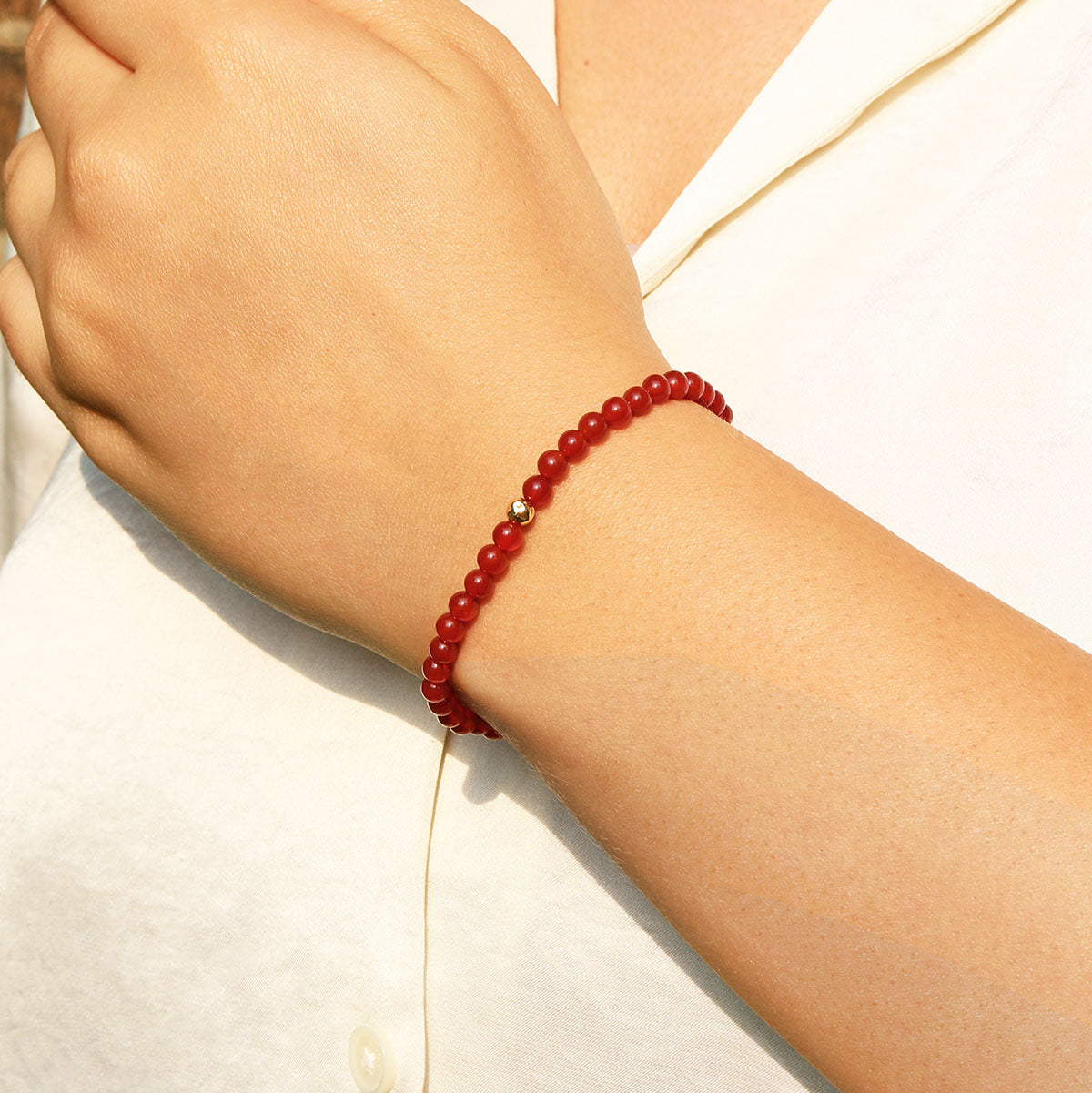 Dainty Passion Bracelet | Carnelian