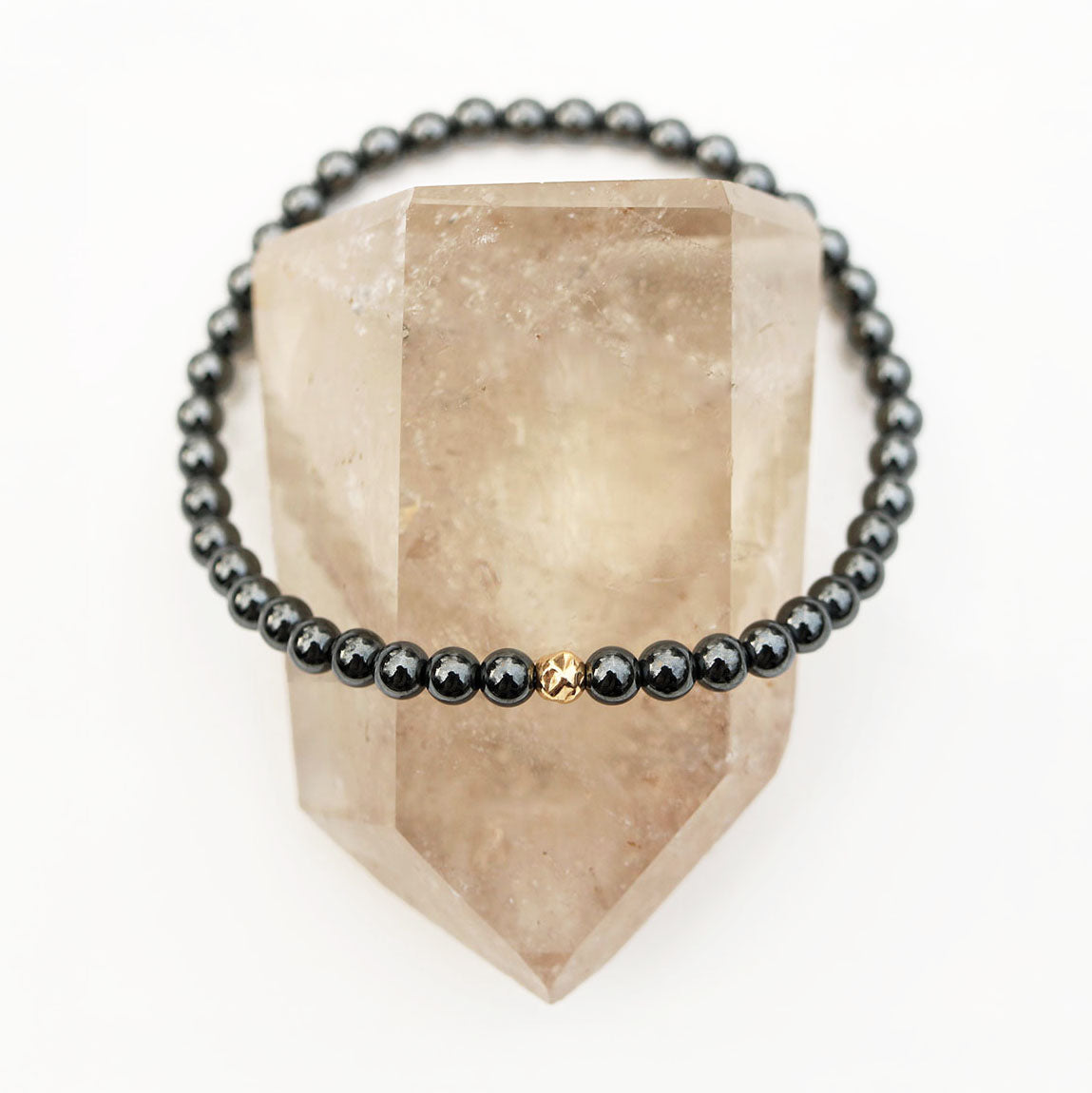 Dainty Clarity Bracelet | Hematite