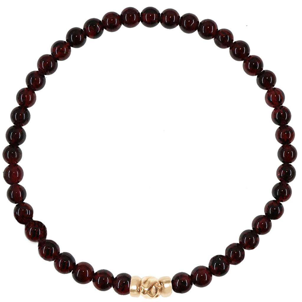 Dainty Empowered Bracelet | Garnet