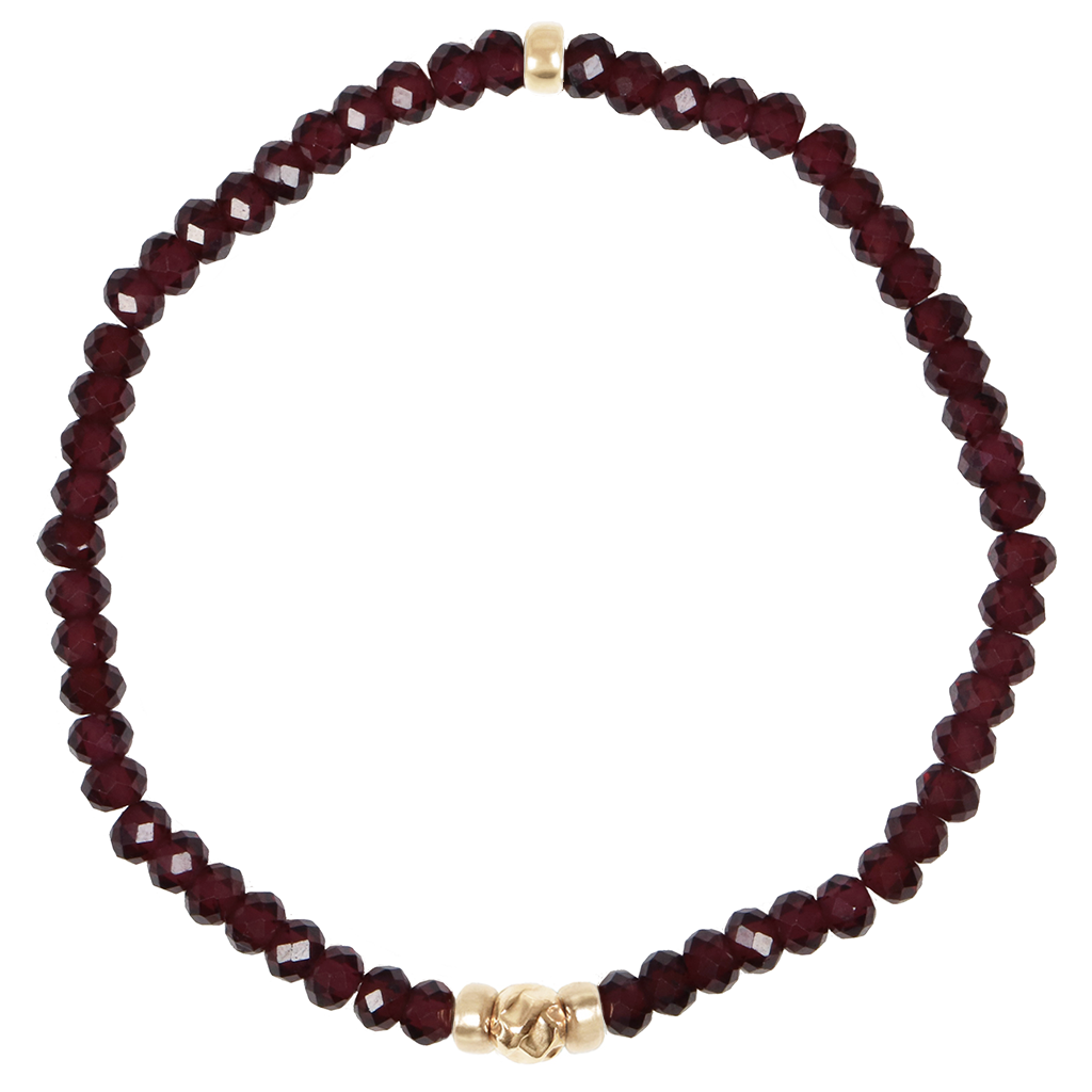 Garnet Starlight Bracelet