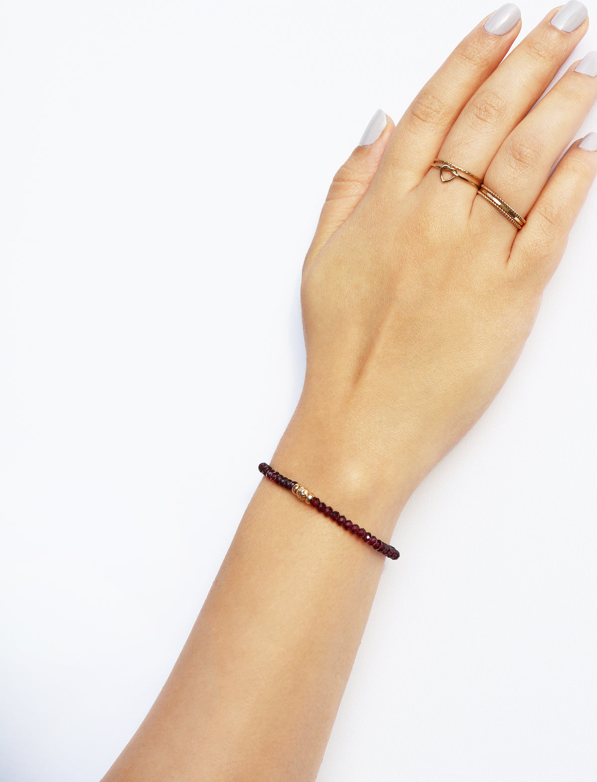 Garnet Starlight Bracelet