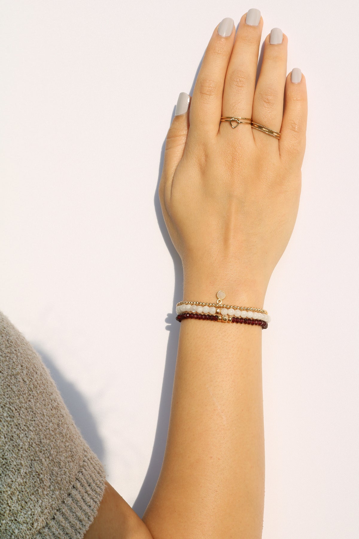 Garnet Starlight Bracelet