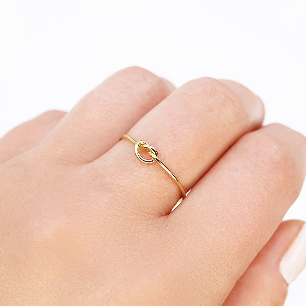 Knotted Gold Ring