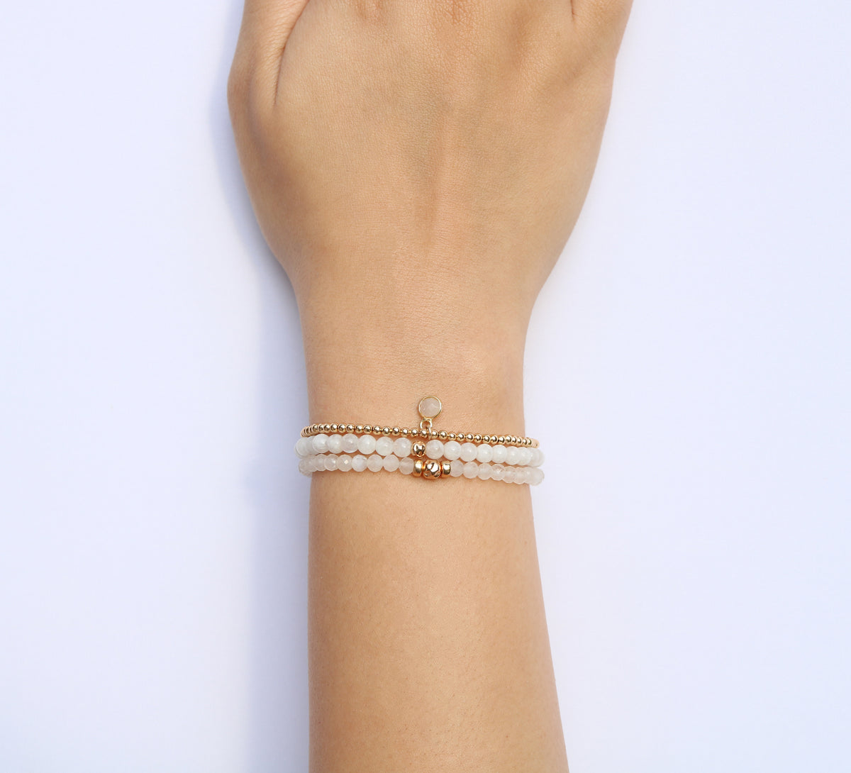 Moonstone Starlight Bracelet