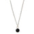 Charmed and Protected Mini Necklace | Onyx and Silver