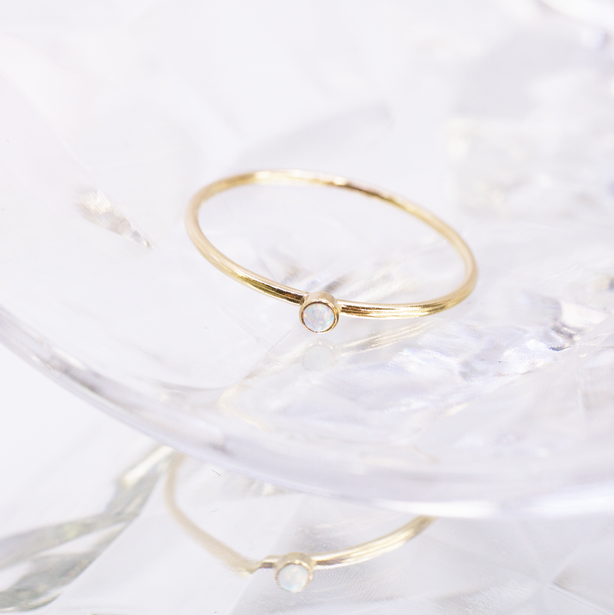 Tiny Opal Ring