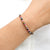 Dainty Alignment Bracelet | Rainbow Tourmaline