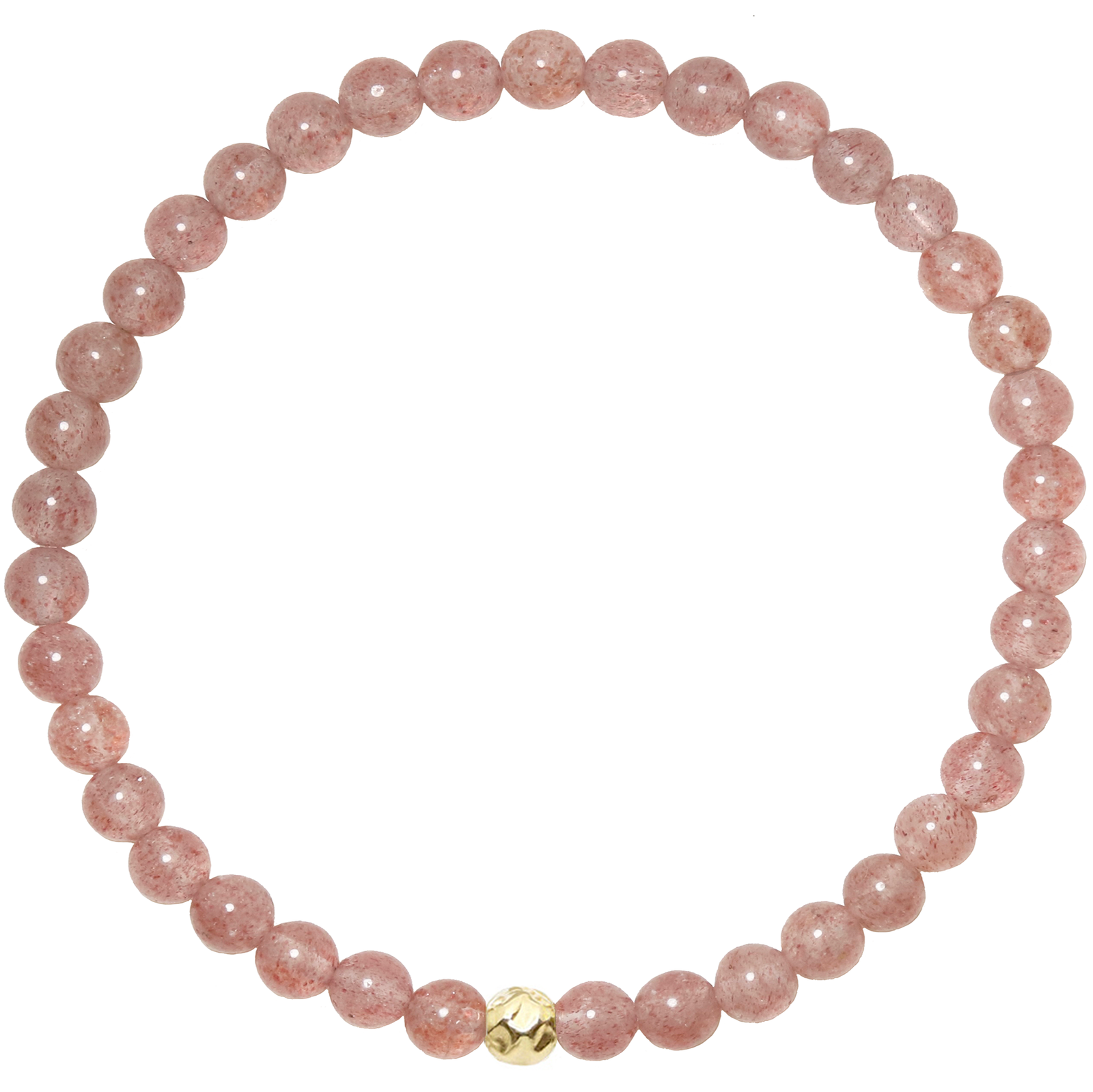 Dainty Joy Bracelet | Strawberry Quartz