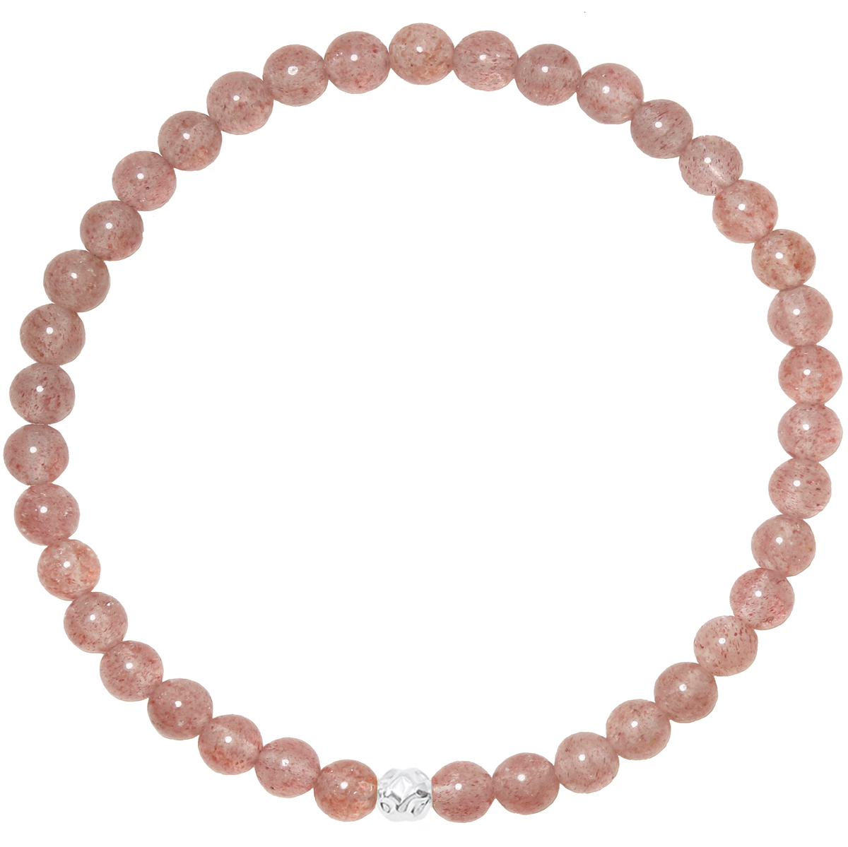 Dainty Joy Bracelet | Strawberry Quartz