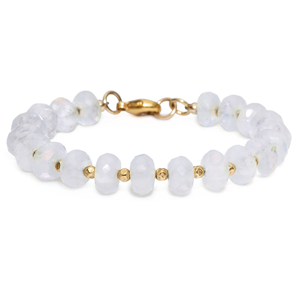 Goddess Bracelet | Moonstone and Gold