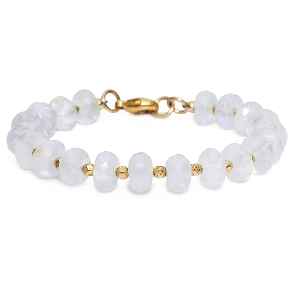 Catching Moonbeams Bracelet | Moonstone and Gold