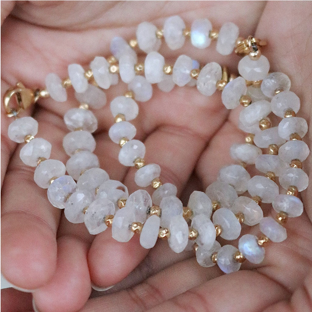 Goddess Bracelet | Moonstone and Gold