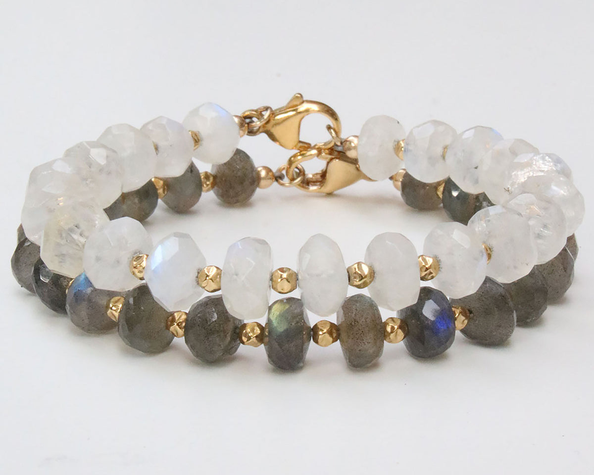 Goddess Bracelet | Moonstone and Gold