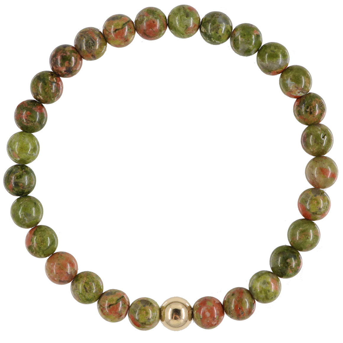 Grounded Strength Bracelet | Unakite