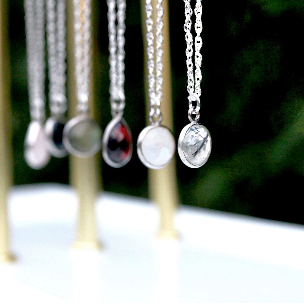 Charmed and Rooted Necklace | Smoky Quartz and Silver