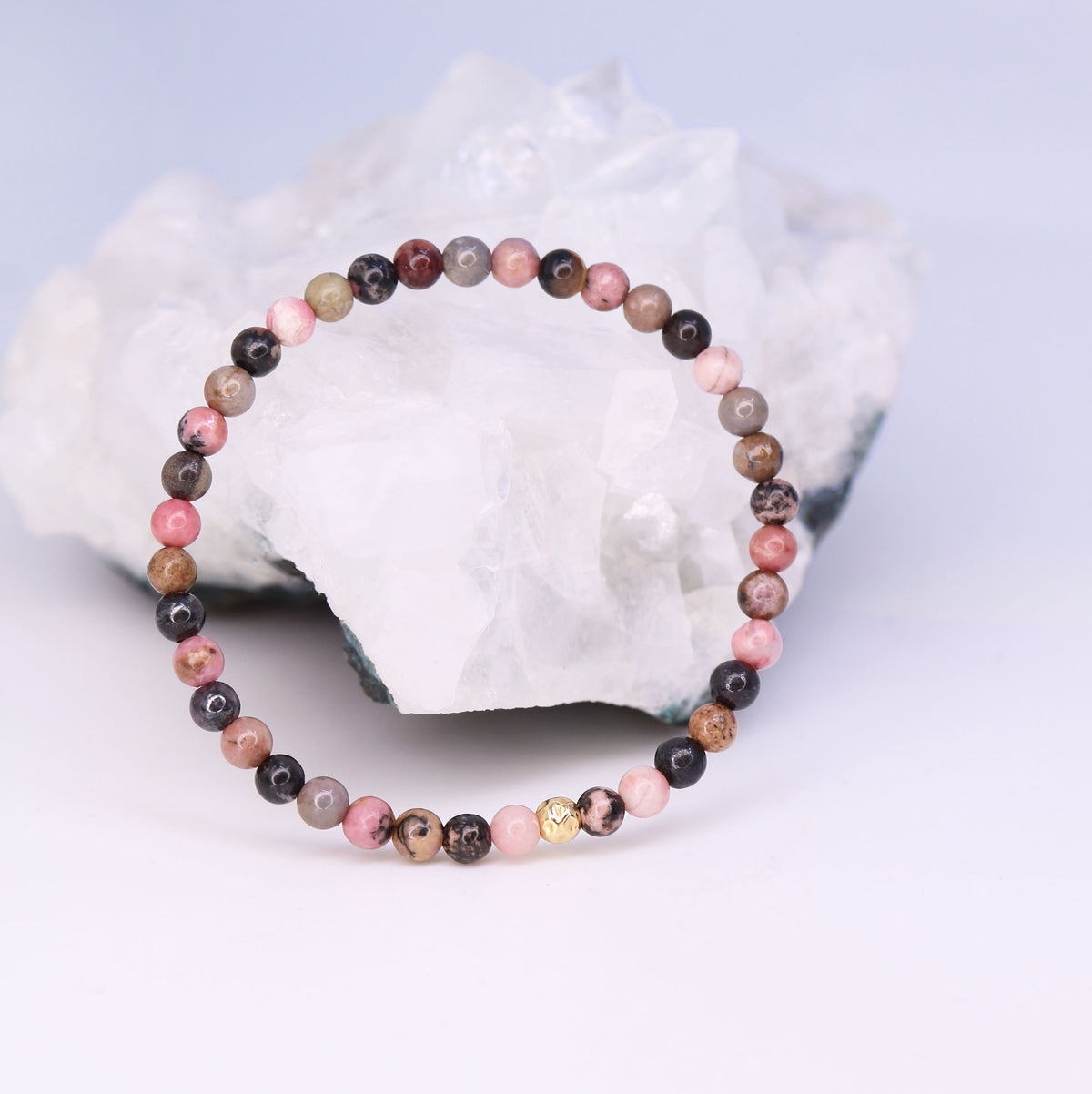 Dainty Healer Bracelet | Rhodonite