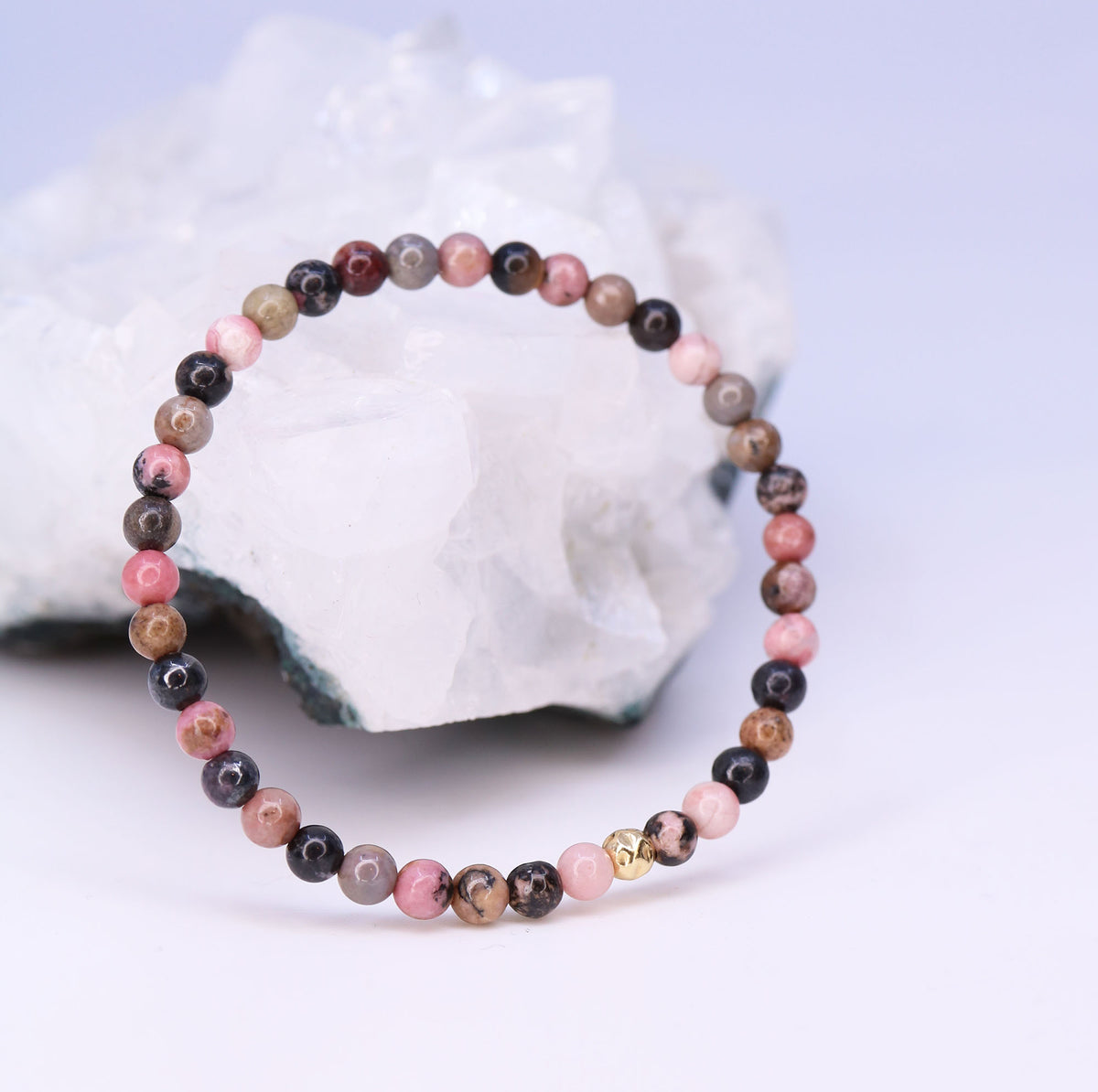 Dainty Healer Bracelet | Rhodonite