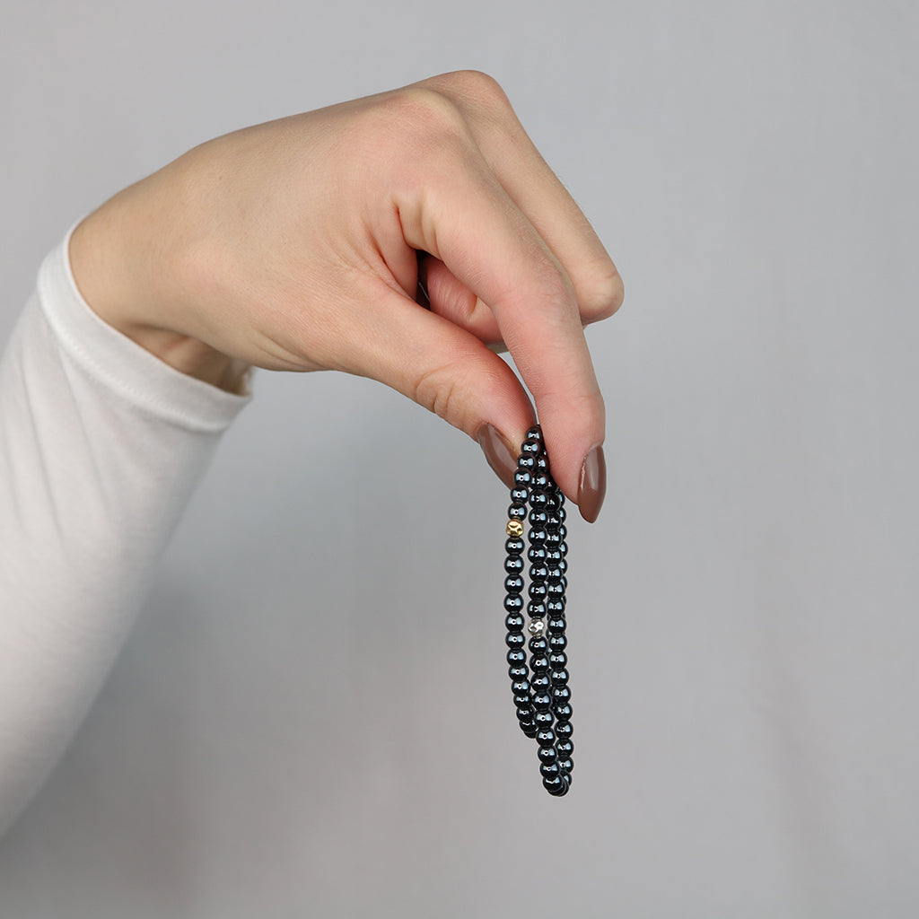 Dainty Clarity Bracelet | Hematite